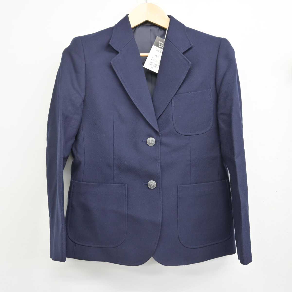 【中古】東京都 緑中学校 女子制服 3点 (ブレザー・ジャンパースカート) sf052083