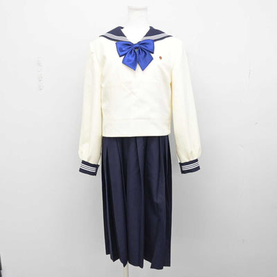 【中古】広島県 山陽高等学校 女子制服 3点 (セーラー服・スカート) sf052085