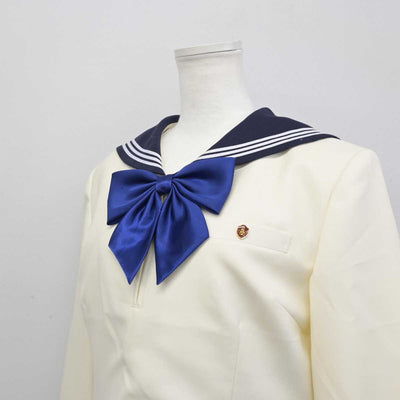 【中古】広島県 山陽高等学校 女子制服 3点 (セーラー服・スカート) sf052085