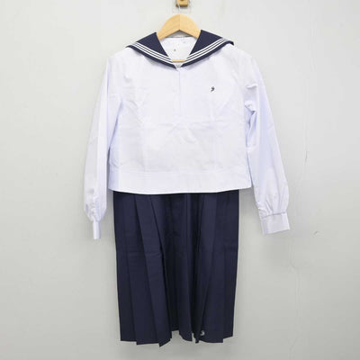 【中古】広島県 山陽高等学校 女子制服 2点 (セーラー服・スカート) sf052086