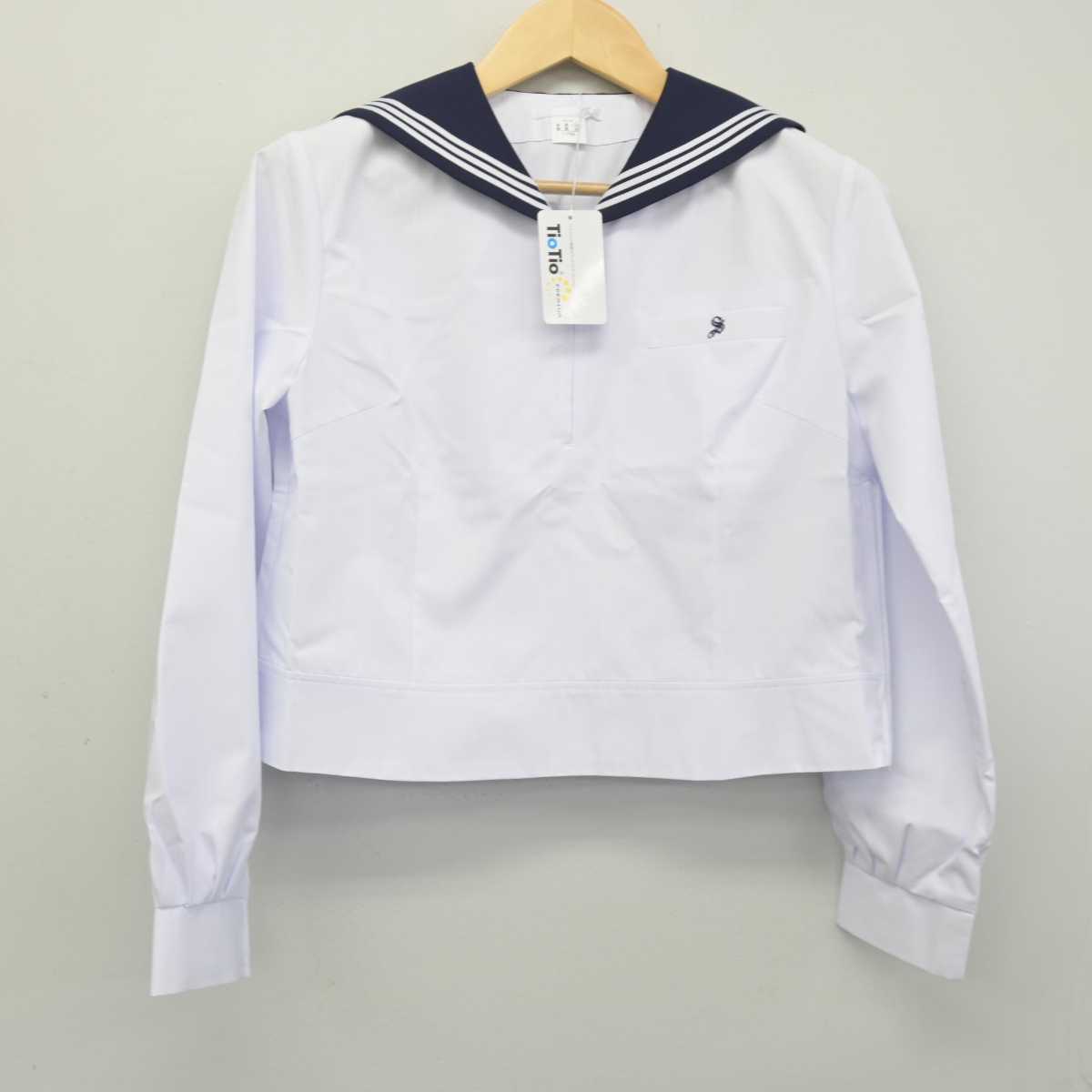 【中古】広島県 山陽高等学校 女子制服 2点 (セーラー服・スカート) sf052086