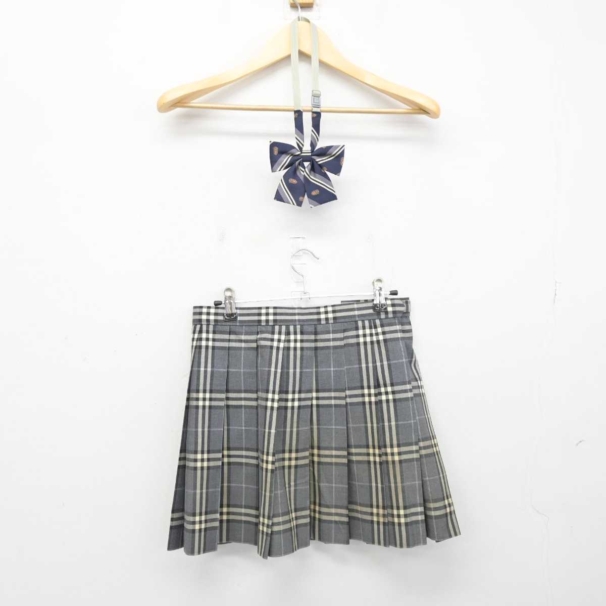 【中古】神奈川県 藤沢総合高等学校 女子制服 2点 (スカート) sf052090