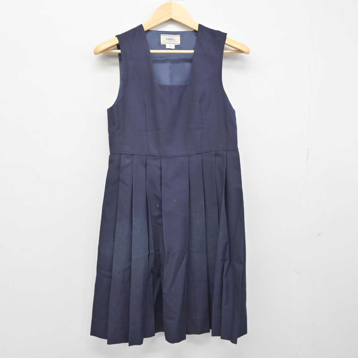 【中古】熊本県 ルーテル学院中学・高等学校 女子制服 3点 (セーラー服・ジャンパースカート) sf052093