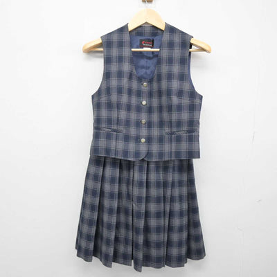 【中古】神奈川県 十日市場中学校 女子制服 4点 (ブレザー・ベスト・スカート) sf052094