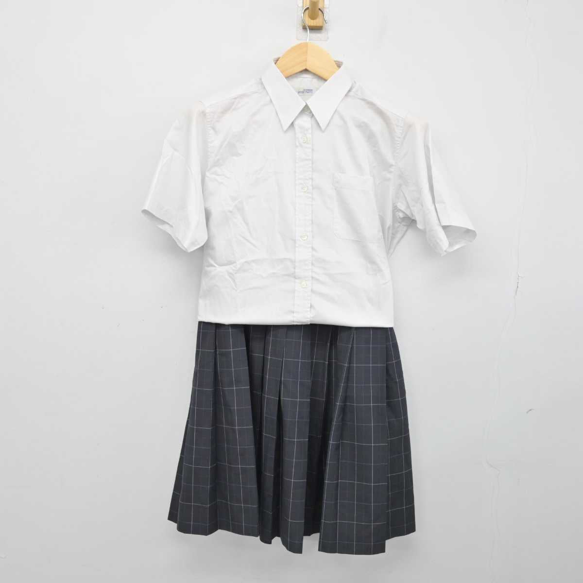 【中古】宮城県 仙台商業高等学校 女子制服 2点 (シャツ・スカート) sf052097