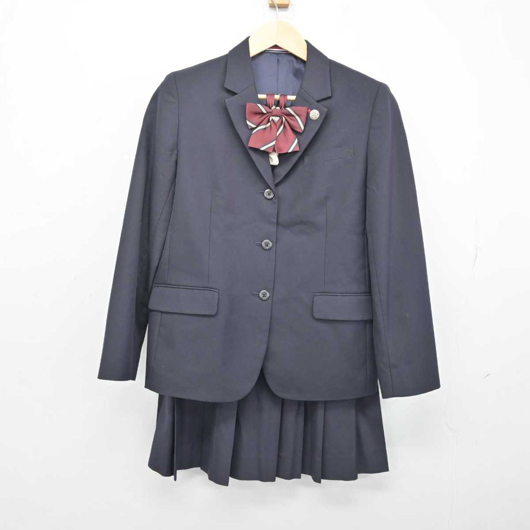 【中古】長野県 長野東高等学校 女子制服 4点 (ブレザー・スカート) sf052099