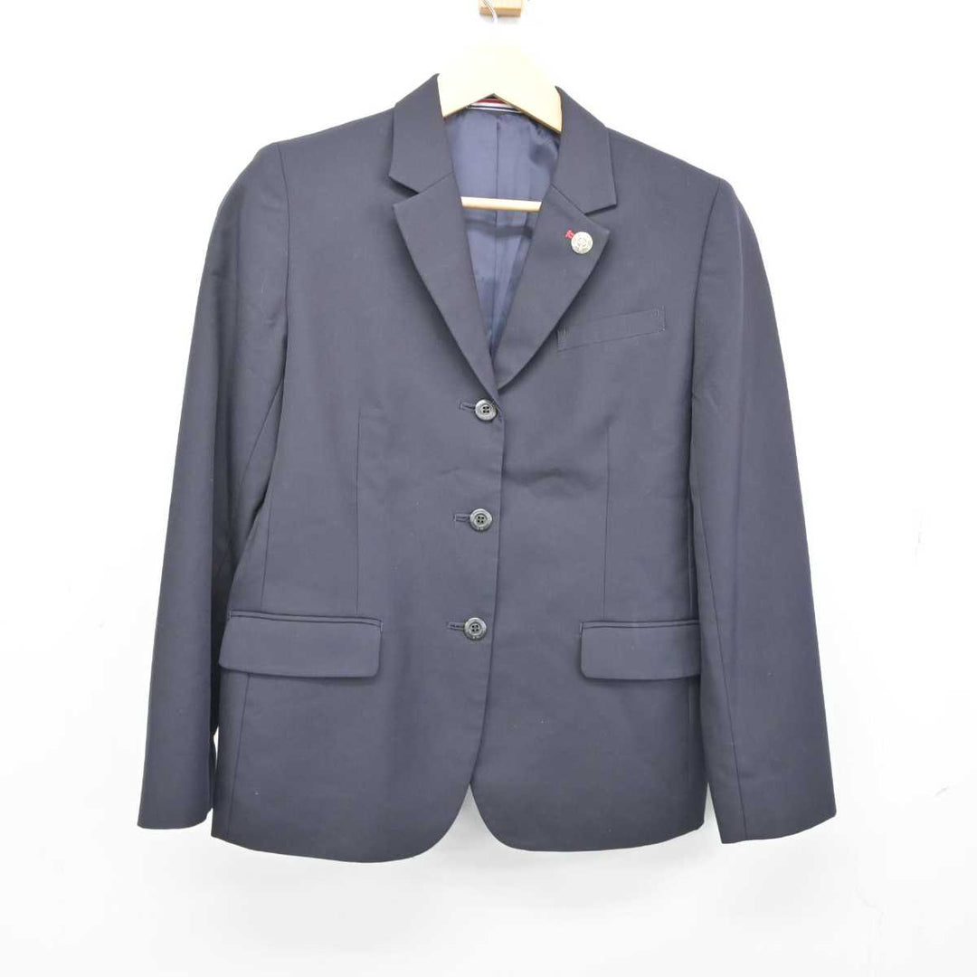 【中古】長野県 長野東高等学校 女子制服 4点 (ブレザー・スカート) sf052099