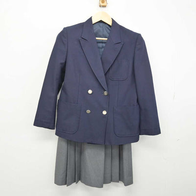 【中古】宮城県 宮城野中学校 女子制服 2点 (ブレザー・スカート) sf052104