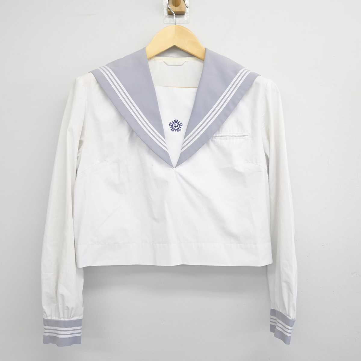 【中古】熊本県 玉名高等学校附属中学校 女子制服 2点 (セーラー服) sf052123