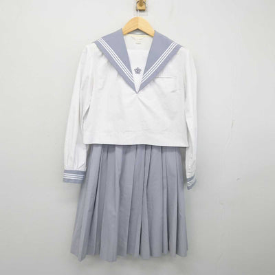 【中古】熊本県 玉名高等学校附属中学校 女子制服 2点 (セーラー服・スカート) sf052125