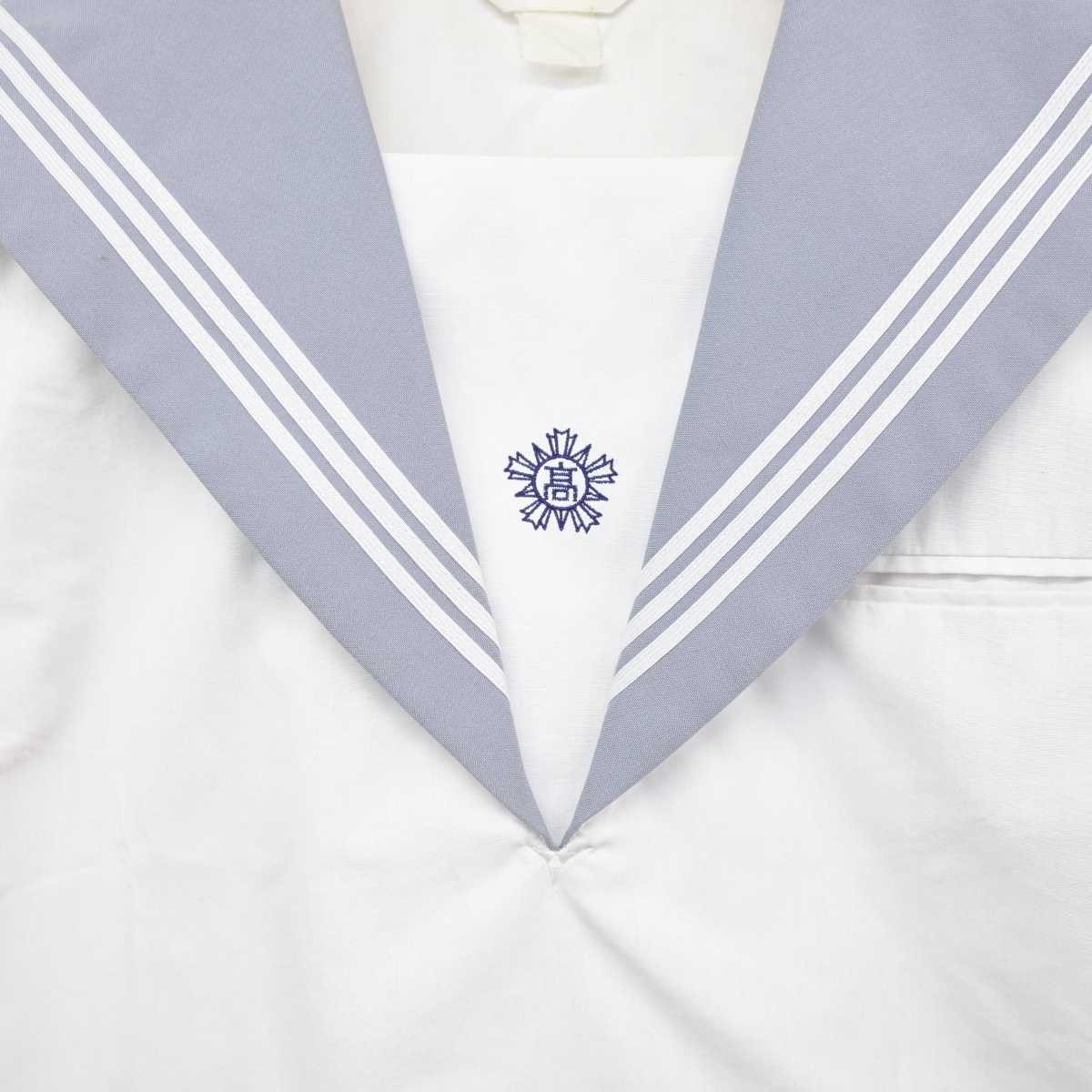 【中古】熊本県 玉名高等学校附属中学校 女子制服 2点 (セーラー服・スカート) sf052125