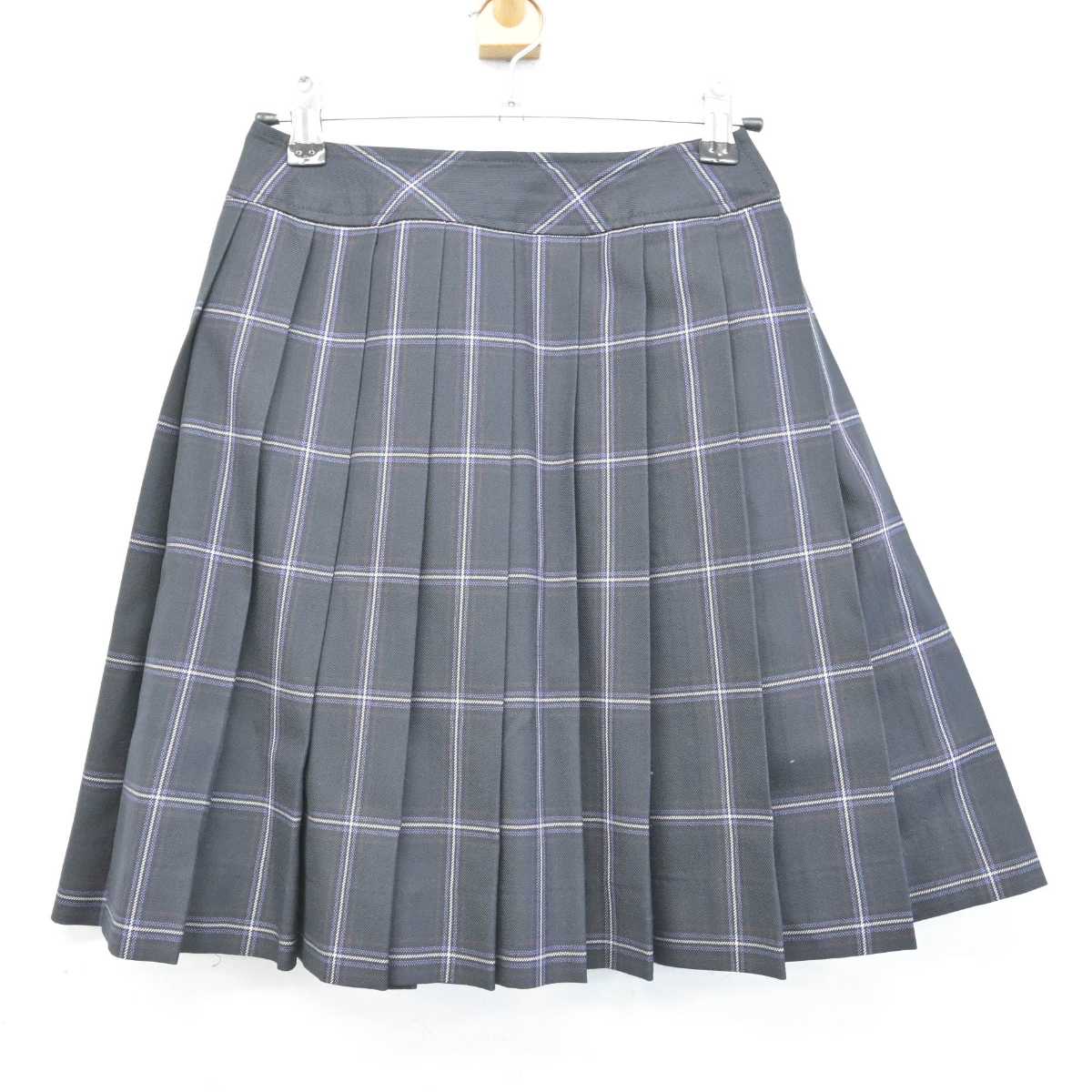 【中古】東京都 日本大学豊山女子高等学校 女子制服 2点 (ニット・スカート) sf052134