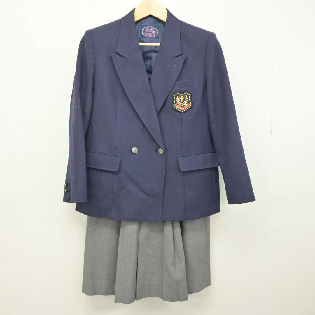 【中古】埼玉県 滑川中学校 女子制服 3点 (ブレザー・スカート) sf052137