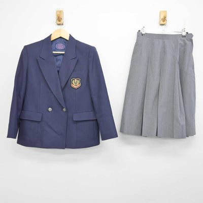 【中古】埼玉県 滑川中学校 女子制服 3点 (ブレザー・スカート) sf052137