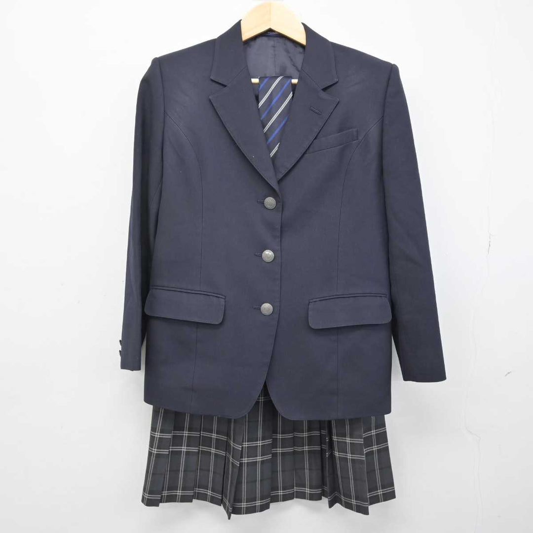 【中古】千葉県 野田中央高等学校 女子制服 4点 (ブレザー・ニット・スカート) sf052139 | 中古制服通販パレイド