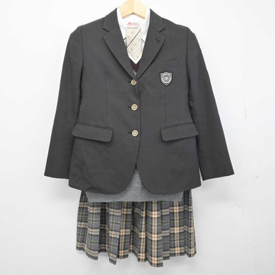 中古】大阪府 大商学園高等学校 女子制服 5点 (ブレザー・シャツ・ニット・スカート) sf052141 | 中古制服通販パレイド