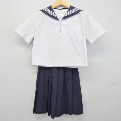 【中古】宮城県 常盤木学園高等学校 女子制服 3点 (セーラー服・セーラー服・スカート) sf052145