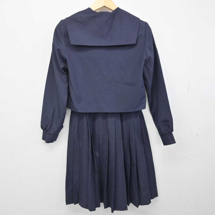 中古】愛知県 円上中学校 女子制服 2点 (セーラー服・スカート