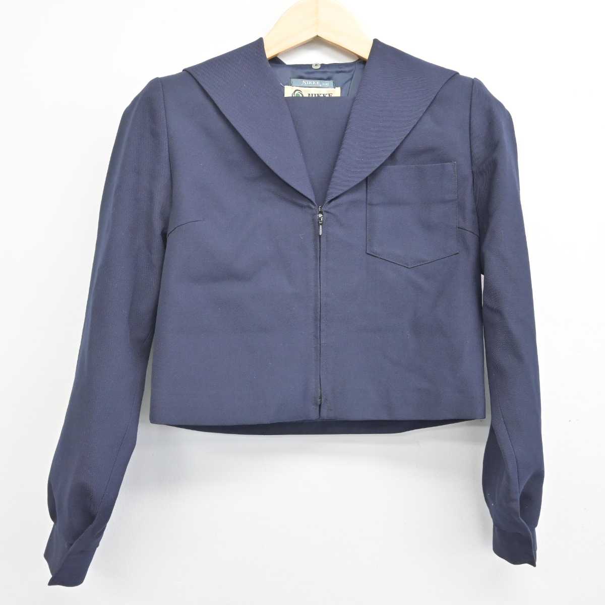 【中古】愛知県 円上中学校 女子制服 2点 (セーラー服・スカート) sf052166