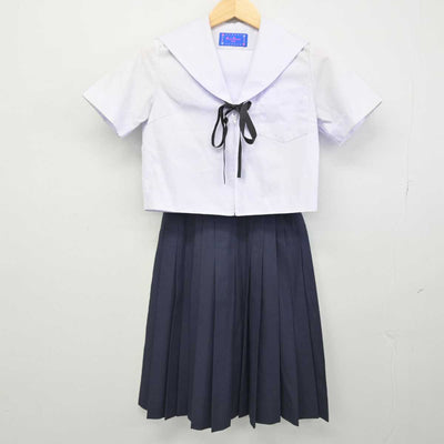 【中古】愛知県 円上中学校 女子制服 4点 (セーラー服・スカート) sf052167