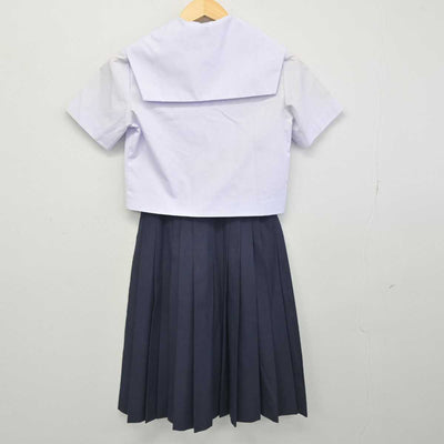 【中古】愛知県 円上中学校 女子制服 4点 (セーラー服・スカート) sf052167