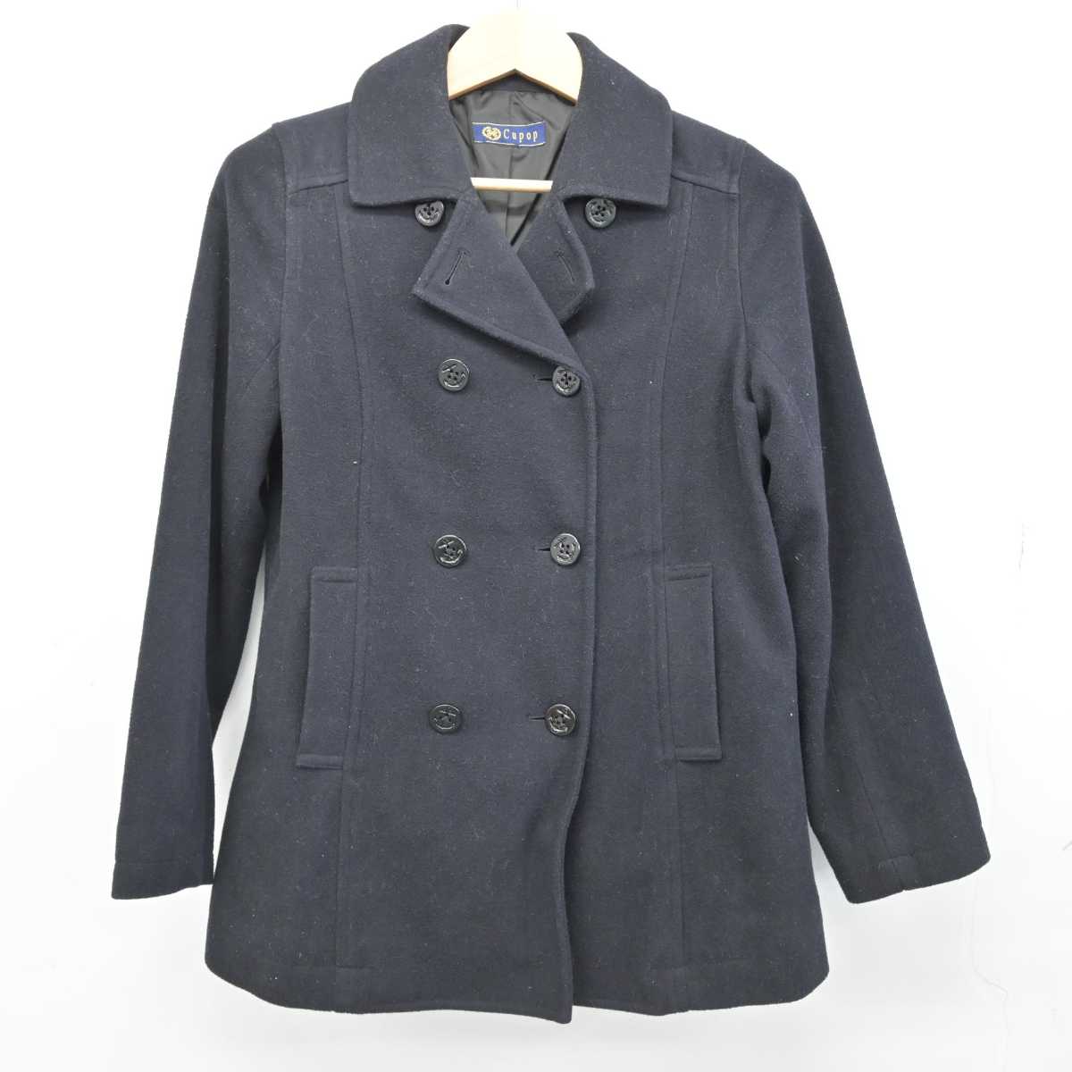 【中古】愛知県 円上中学校 女子制服 1点 (コート) sf052170