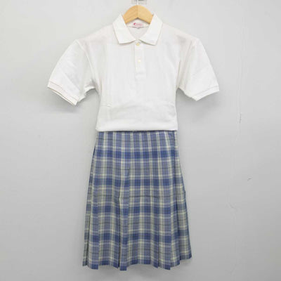 【中古】千葉県 芝浦工業大学柏中学校 女子制服 3点 (シャツ・シャツ・スカート) sf052186