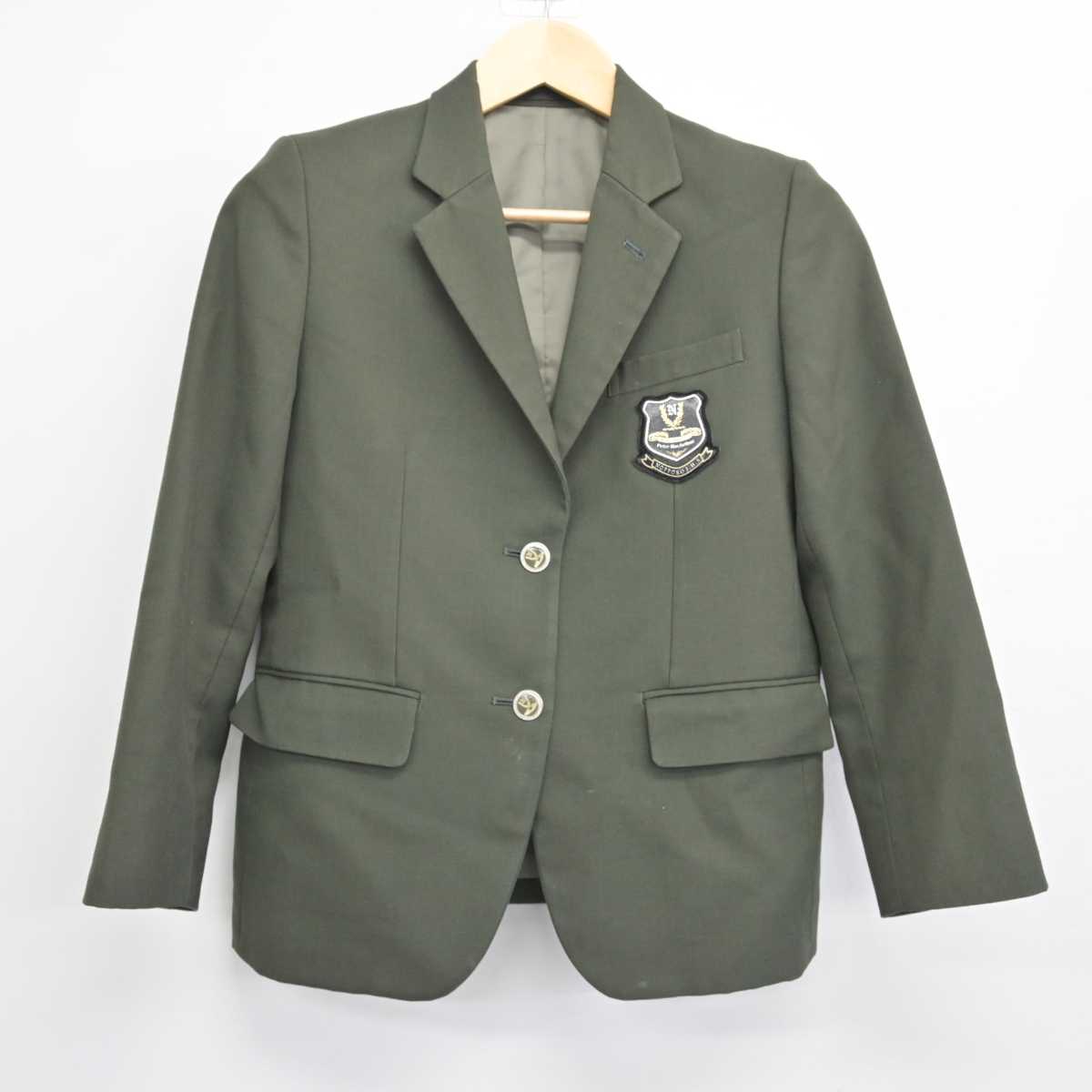 【中古】北海道 野幌中学校 女子制服 2点 (ブレザー・スカート) sf052193