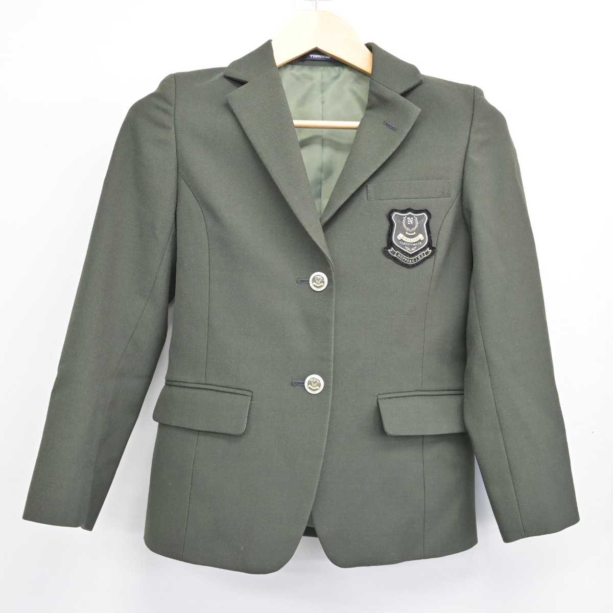 【中古】北海道 野幌中学校 女子制服 2点 (ブレザー・スカート) sf052194