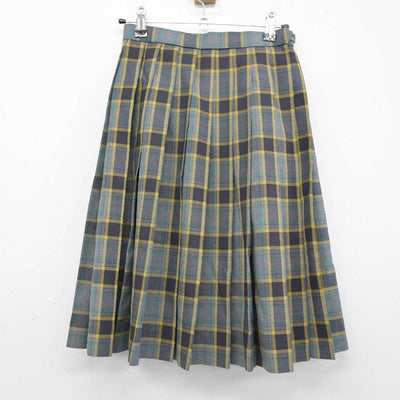 【中古】北海道 野幌中学校 女子制服 2点 (ニットベスト・スカート) sf052195