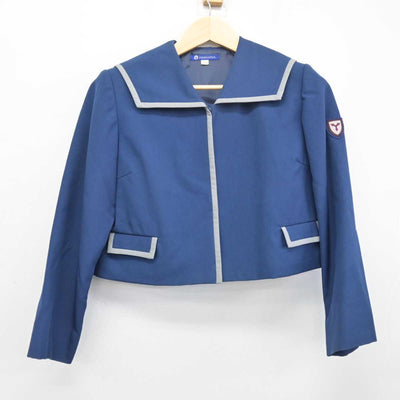 【中古】鹿児島県 鹿児島中央高等学校 女子制服 2点 (セーラー服・ジャンパースカート) sf052196