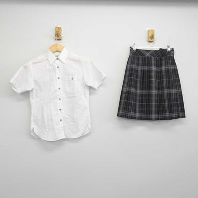 【中古】宮城県 東北高等学校 女子制服 2点 (シャツ・スカート) sf052203