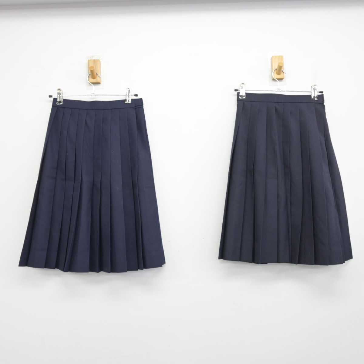 【中古】宮城県 富谷第二中学校 女子制服 4点 (セーラー服・スカート) sf052205