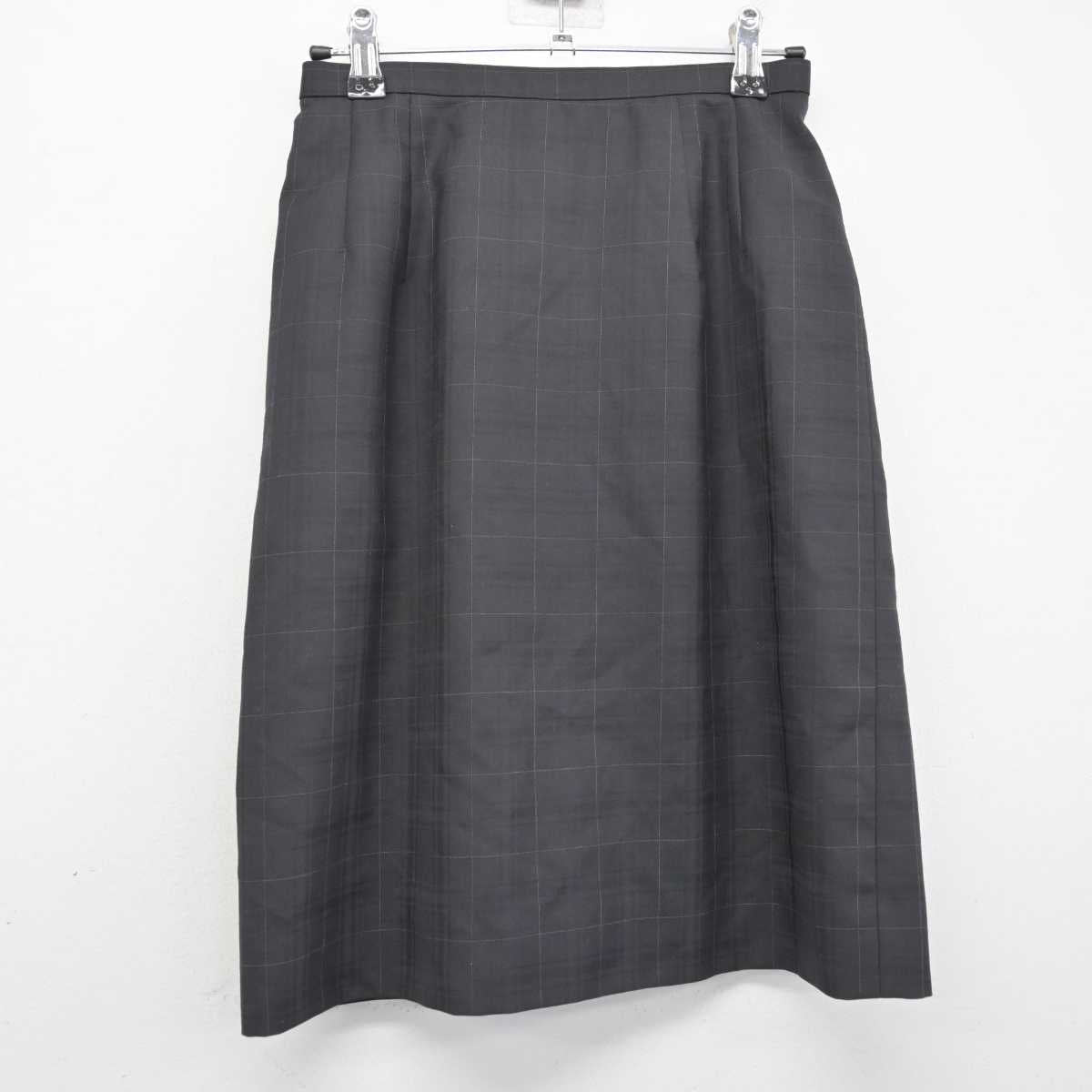 【中古】 事務服 女子制服 3点 (ジャケット・ベスト・スカート) sf052207