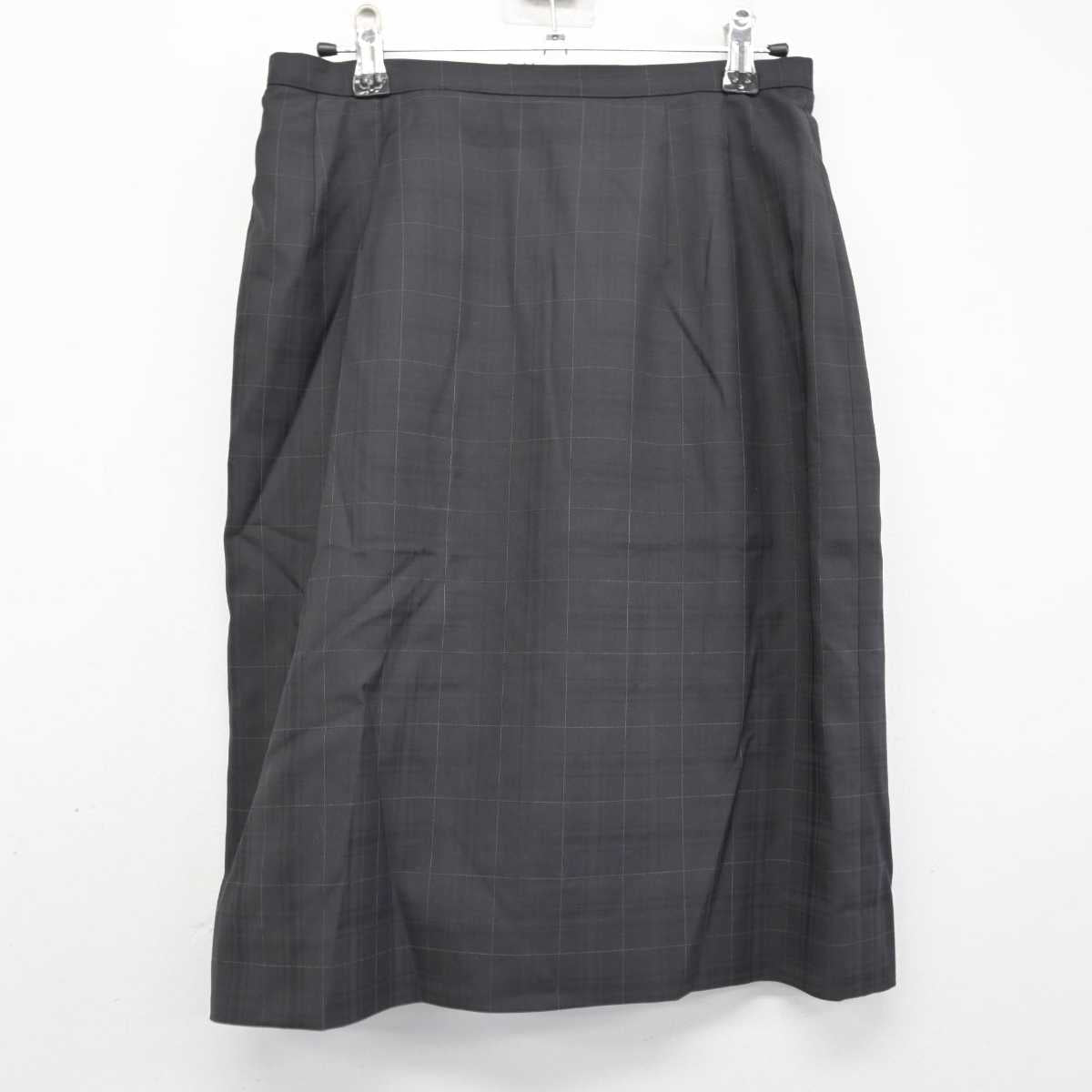 【中古】 事務服 女子制服 3点 (ジャケット・ニット・スカート) sf052208