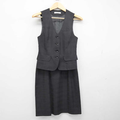 【中古】 事務服 女子制服 3点 (ジャケット・ベスト・スカート) sf052211