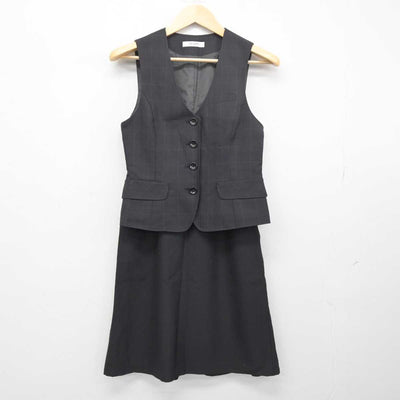 【中古】 事務服 女子制服 3点 (ジャケット・ベスト・スカート) sf052212