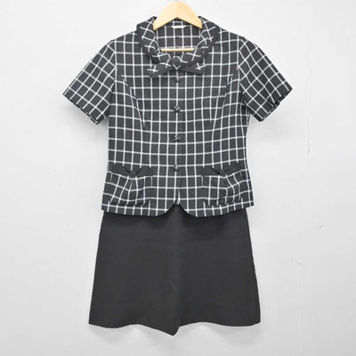 【中古】 事務服 女子制服 2点 (シャツ・スカート) sf052219