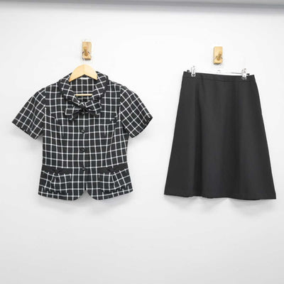 【中古】 事務服 女子制服 2点 (シャツ・スカート) sf052227