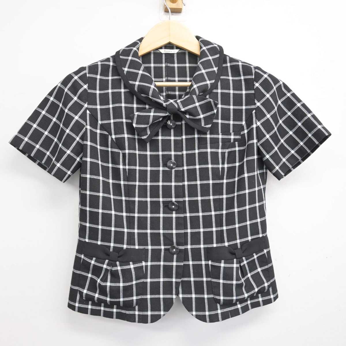 【中古】 事務服 女子制服 2点 (シャツ・スカート) sf052227