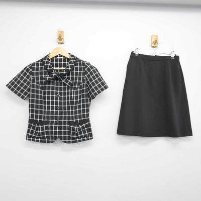 【中古】 事務服 女子制服 2点 (シャツ・スカート) sf052228