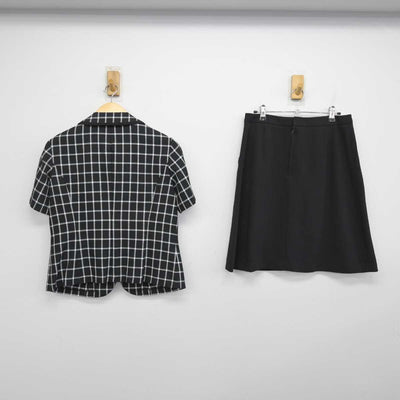 【中古】 事務服 女子制服 2点 (ブラウス・スカート) sf052230