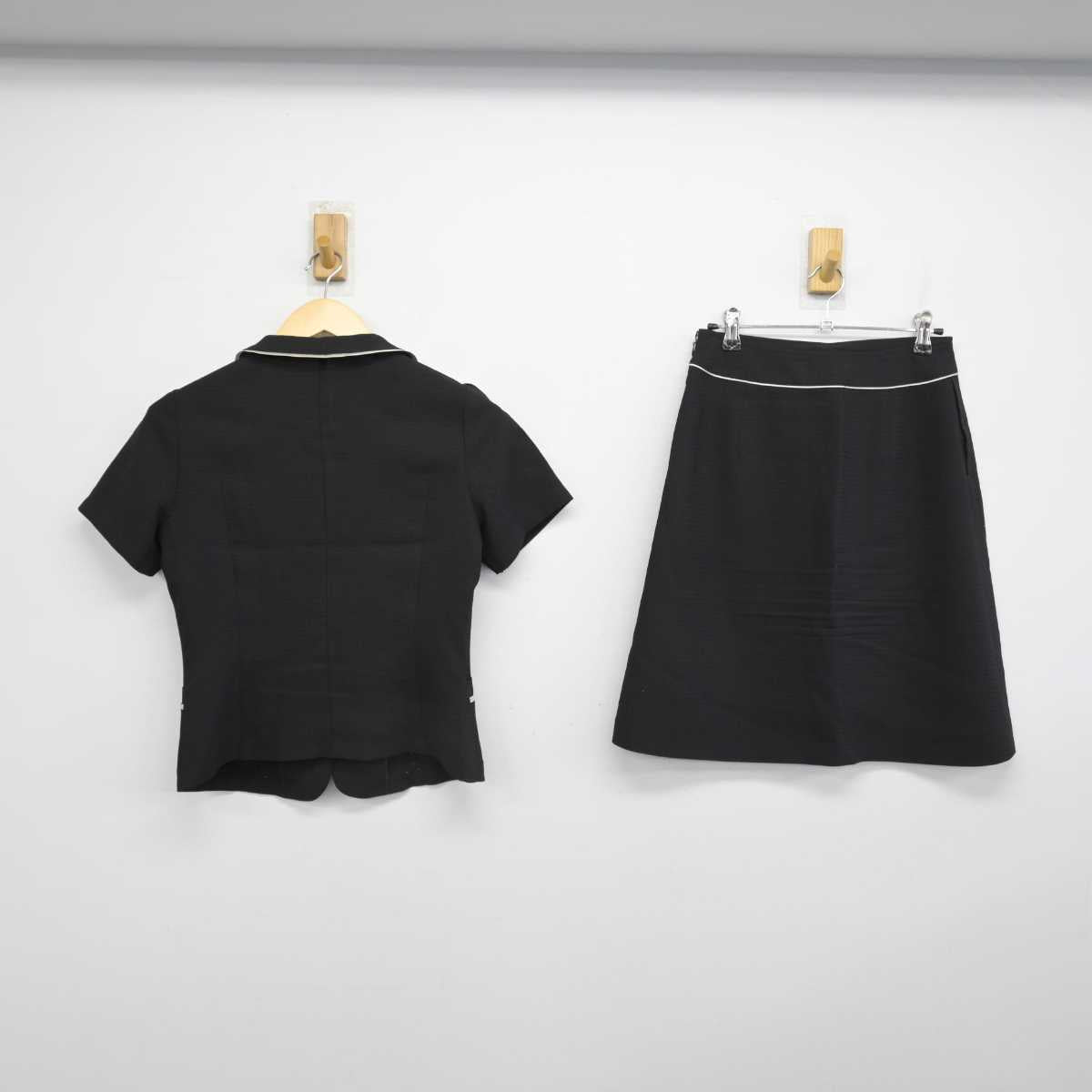 【中古】 事務服 女子制服 2点 (ブラウス・スカート) sf052232