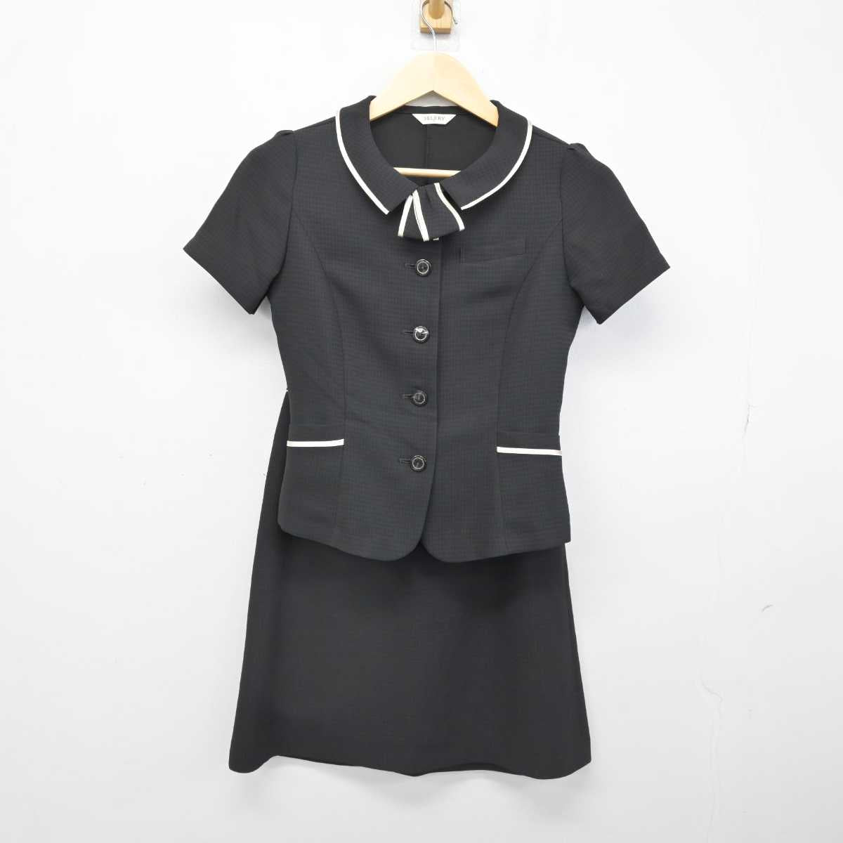 【中古】 事務服 女子制服 2点 (ブラウス・スカート) sf052234