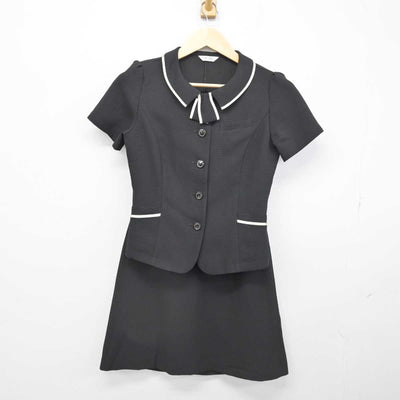 【中古】 事務服 女子制服 2点 (ブラウス・スカート) sf052235