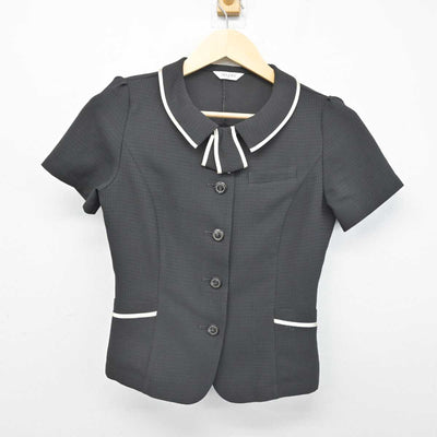 【中古】 事務服 女子制服 2点 (ブラウス・スカート) sf052235