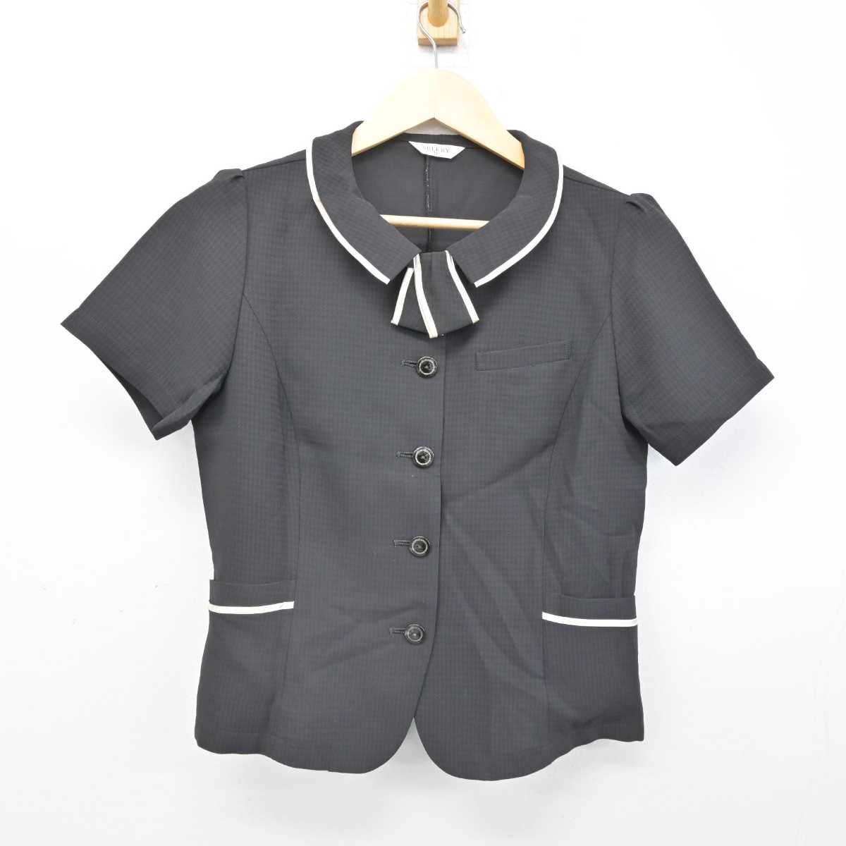 【中古】 事務服 女子制服 2点 (ブラウス・スカート) sf052237