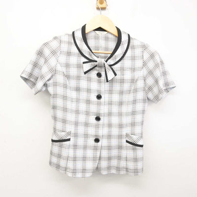 【中古】 事務服 女子制服 2点 (ブラウス・スカート) sf052240