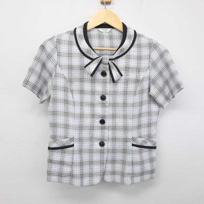 【中古】 事務服 女子制服 2点 (ブラウス・スカート) sf052243