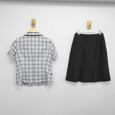 【中古】 事務服 女子制服 2点 (ブラウス・スカート) sf052243